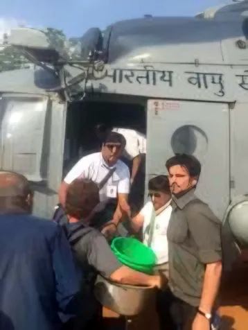Nepal earthquake relief by Help & Support Foundation, 2015