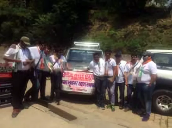 Nepal earthquake relief by Help & Support Foundation, 2015